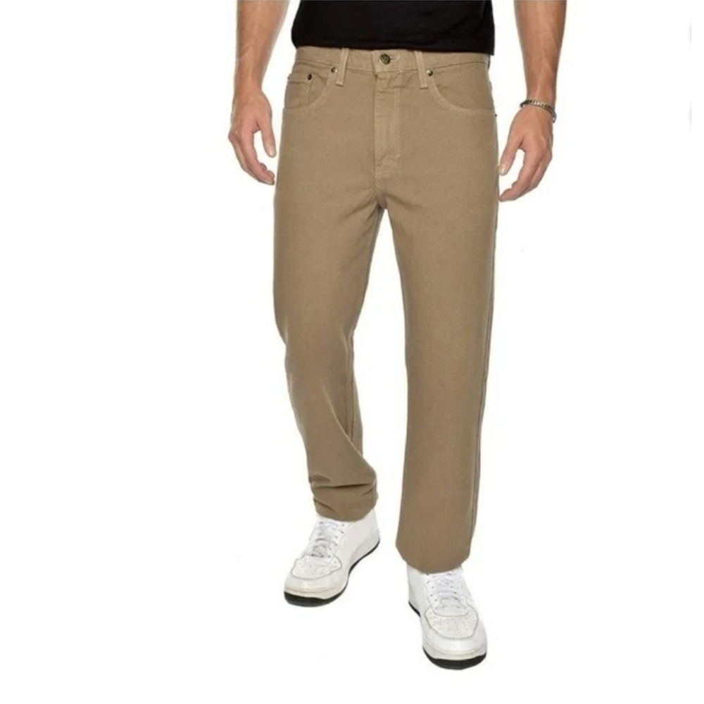 New With Tags Cimarron Jeans‎ Men's Size 30 Tall Denim Pants Straight Tan Khaki